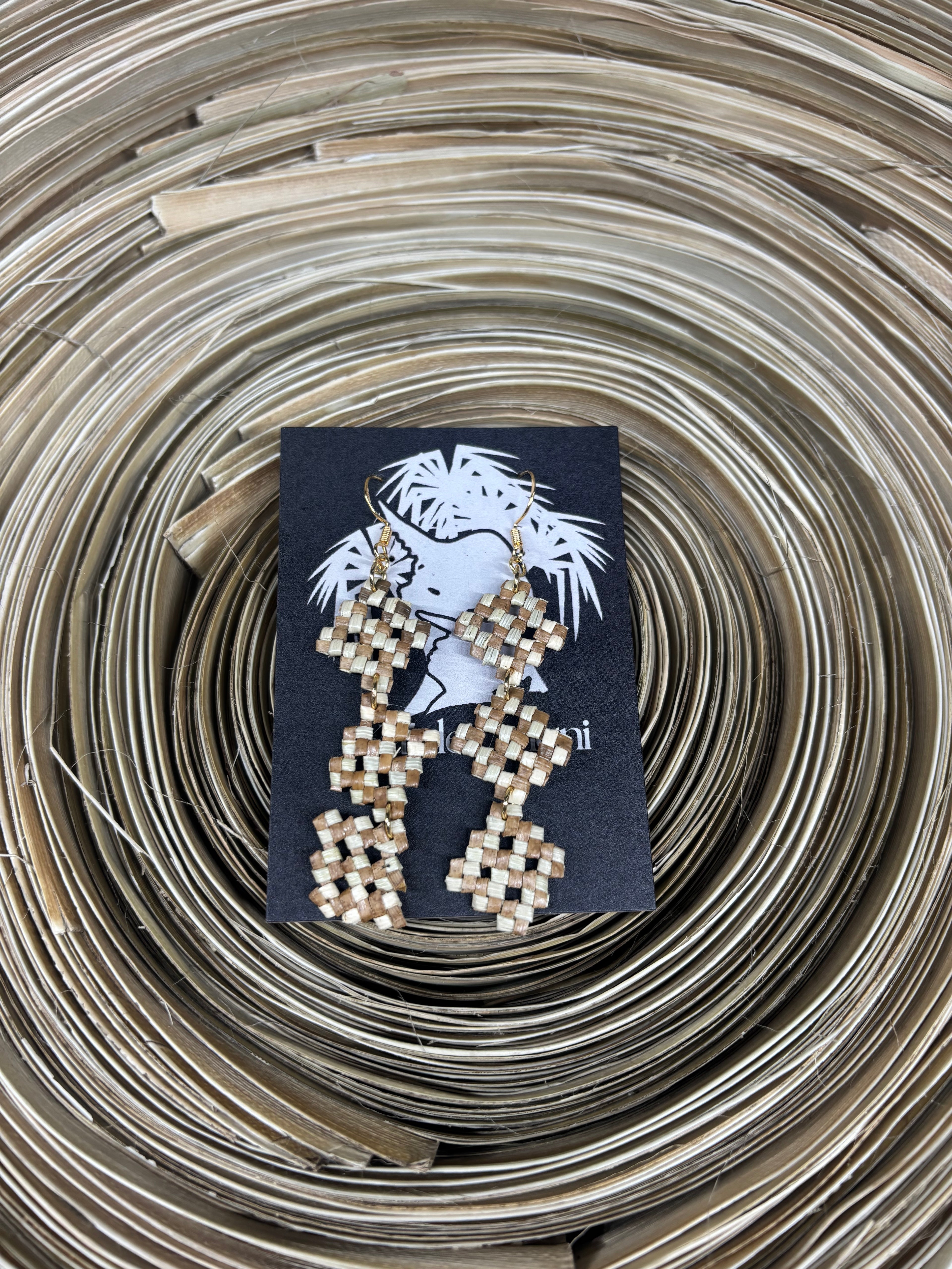 Triple dangle Love knot Earring